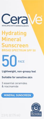 سيرافي واقي الشمس المعدني 100٪ واقي الشمس المعدني SPF 50