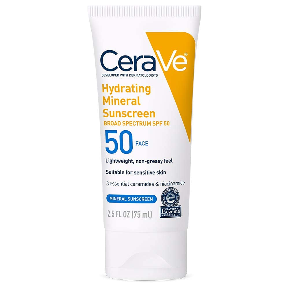 سيرافي واقي الشمس المعدني 100٪ واقي الشمس المعدني SPF 50
