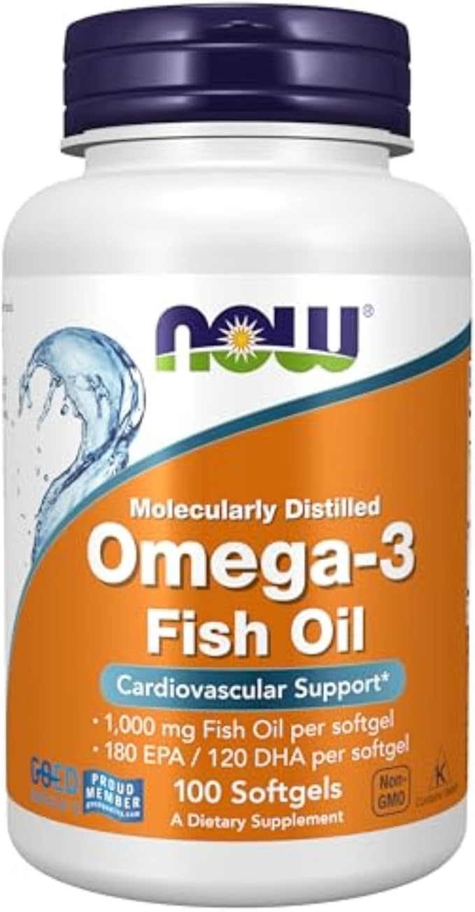 NOW Foods Omega-3 - 100 كبسولة جيلاتينية