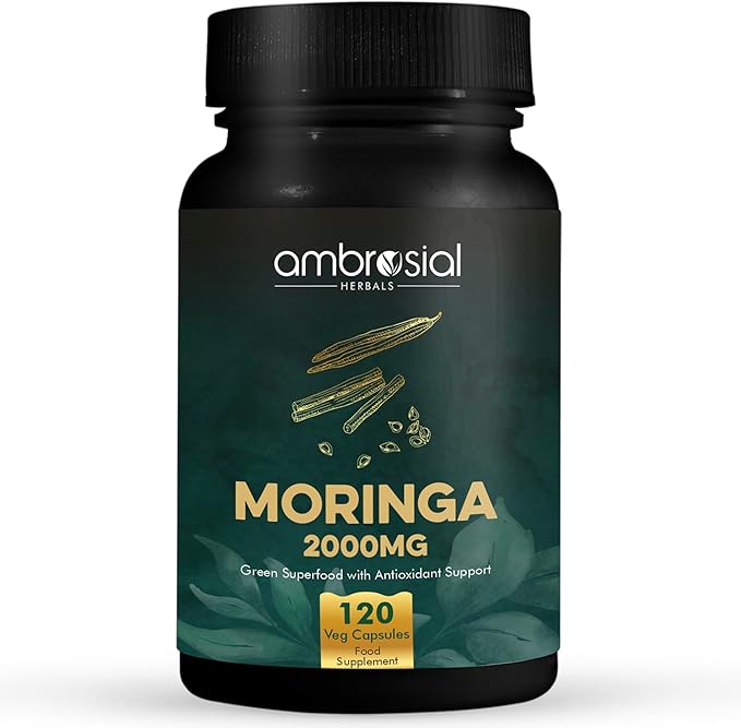 كبسولات المورينجا أمبروزيل - Ambrosial Moringa Capsules (120 كبسولة)