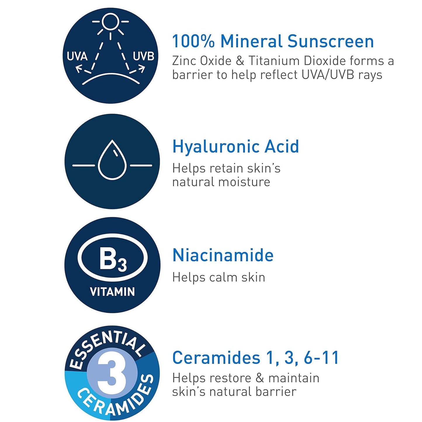 سيرافي واقي الشمس المعدني 100٪ واقي الشمس المعدني SPF 50