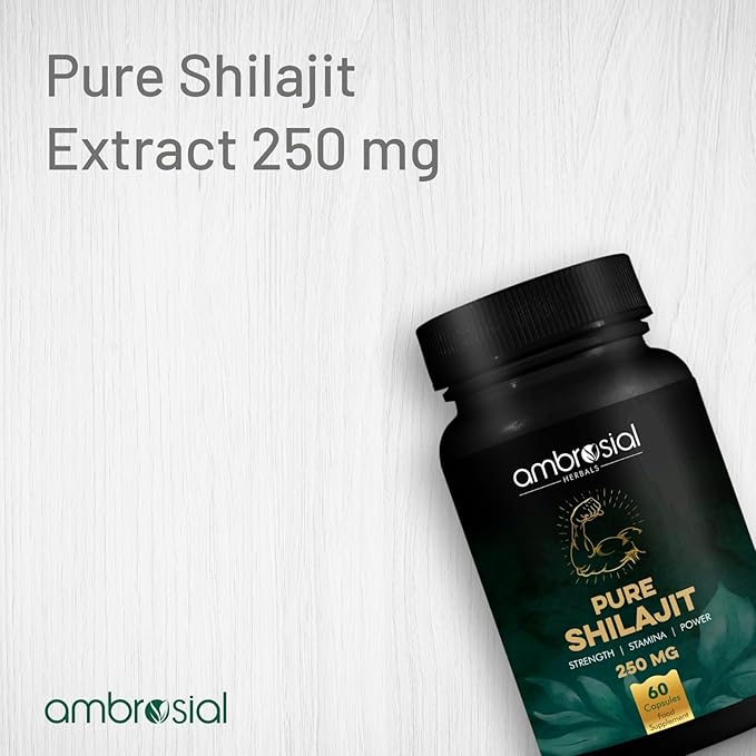 Ambrosial Pure Shilajit - كبسولات شيلاجيت