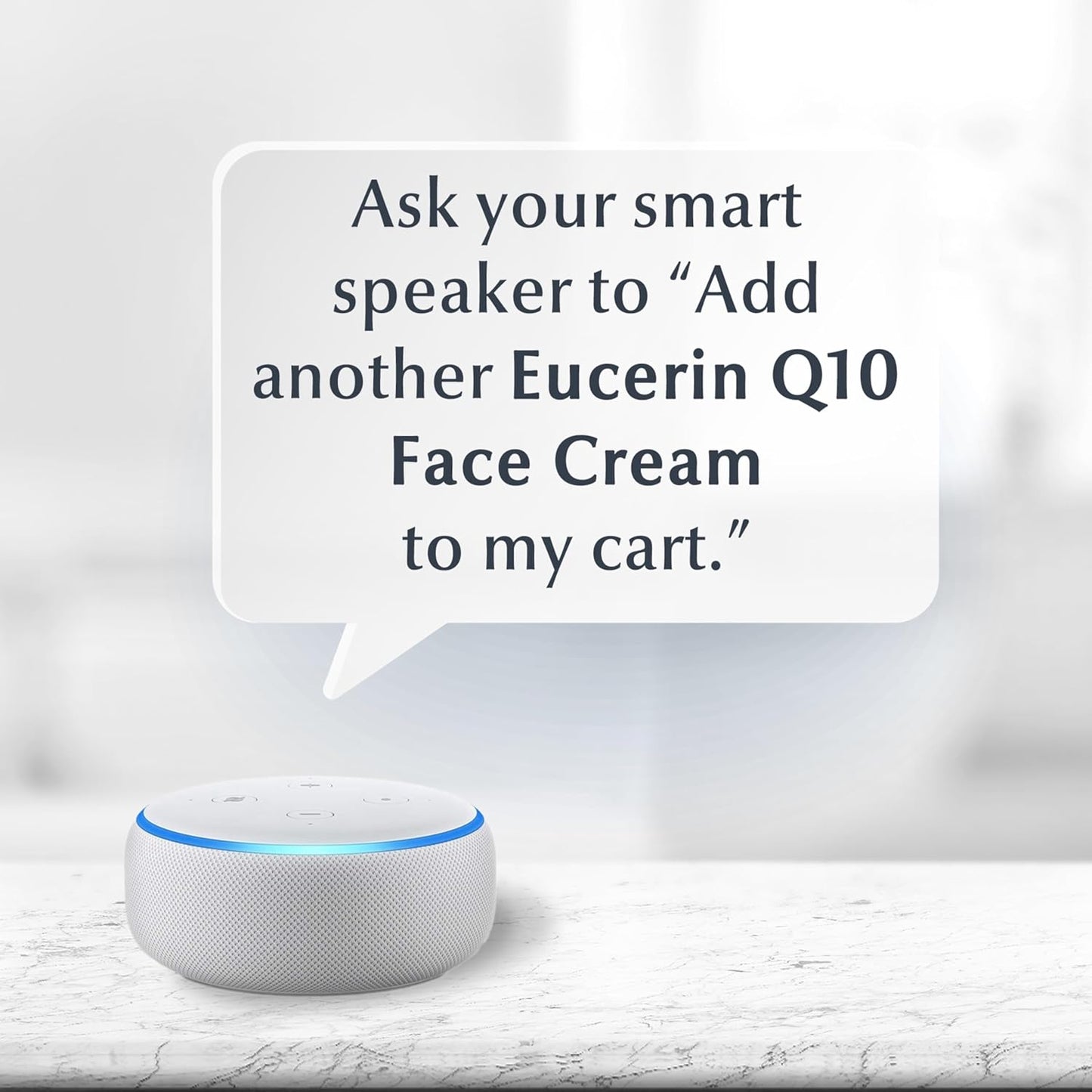 كريم الوجه المضاد للتجاعيد Eucerin Q10 للبشرة الحساسة