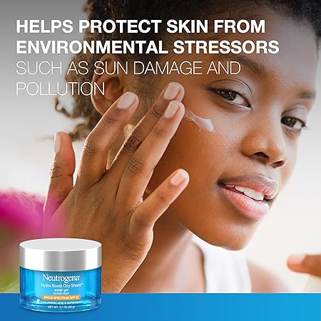 مرطب للوجه وواقي من الشمس من نيتروجينا - Hydro Boost City Shield | neutrogena hydro boost watergel