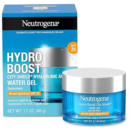 مرطب للوجه وواقي من الشمس من نيتروجينا - Hydro Boost City Shield | neutrogena hydro boost watergel