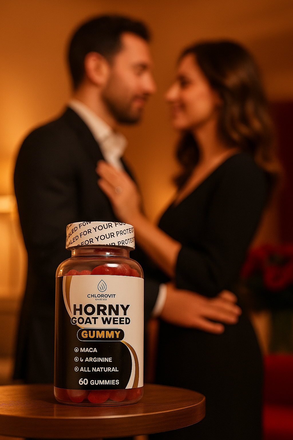 Chlorovit Horny Goat Weed Gummy علكات لدعم الحيوية والنشاط
