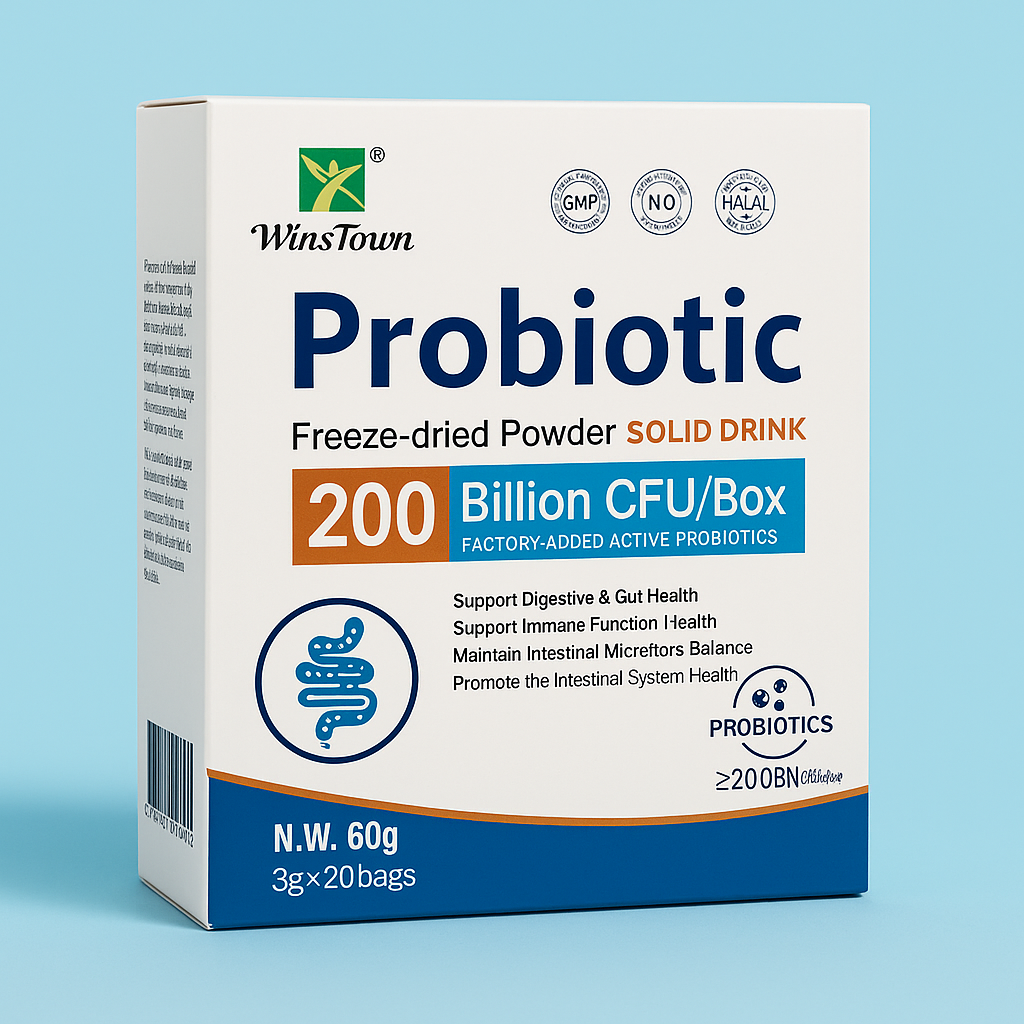 بروبيوتيك للهضم (Probiotic 200B CFU) – بودرة دعم صحة الأمعاء | 20 كيس