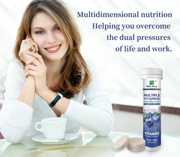 Wins Town Multiple Vitamins Effervescent – وينز تاون أقراص فيتامينات فوّارة متعددة نكهة التوت الأزرق
