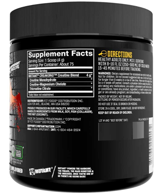 Mutant Creakong 300g - Advanced Creatine Formula ||ميوتنت كريكونج 300ج - تركيبة الكرياتين المتقدمة