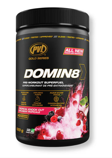 PVL Domin8 Pre-Workout Super Fuel 520g
