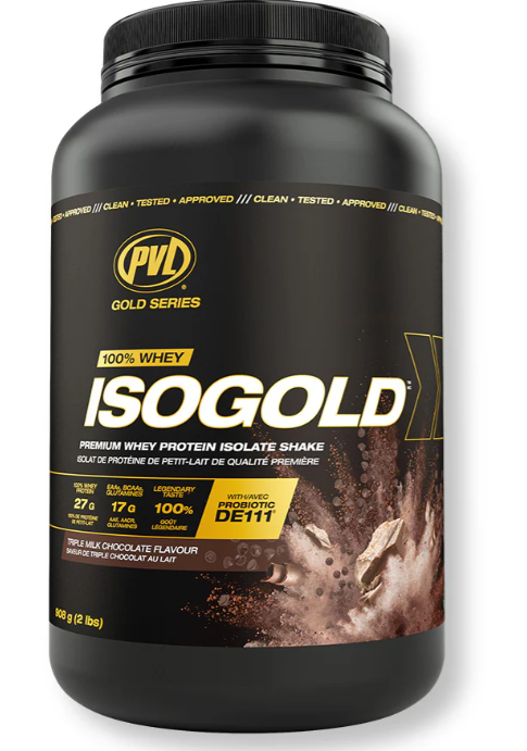 PVL Iso Gold - Premium Whey Protein Isolate 2lbs (908G) || بروتين مصل اللبن المعزول