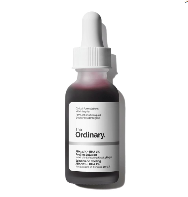 The Ordinary Aha 30% + Bha 2% Peeling Solution | محلول التقشير العادي Aha 30% + Bha 2%