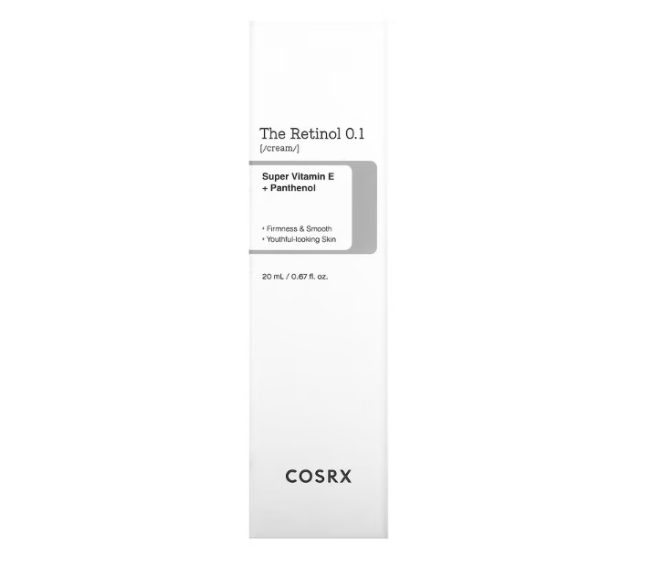 كوز آر إكس، كريم الريتينول 0.1 – 20 مل (0.67 أونصة سائلة) | The Retinol 0.1 Cream Super Vitamin E + Panthenol