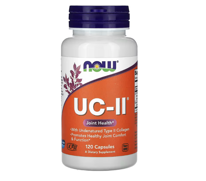 NOW Foods, UC-II® Joint Health with Undenatured Type II Collagen, 120 Capsules