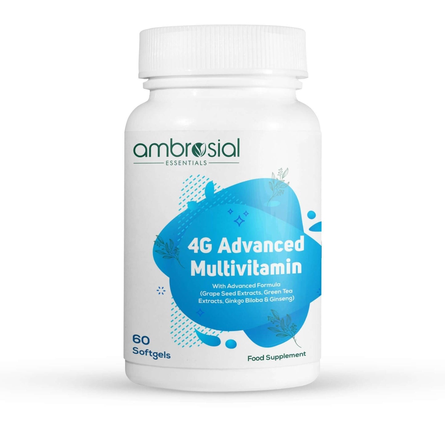كبسولات الفتيامينات | ملتي فيتامين (Multivitamin) ambrosial 60 capsules