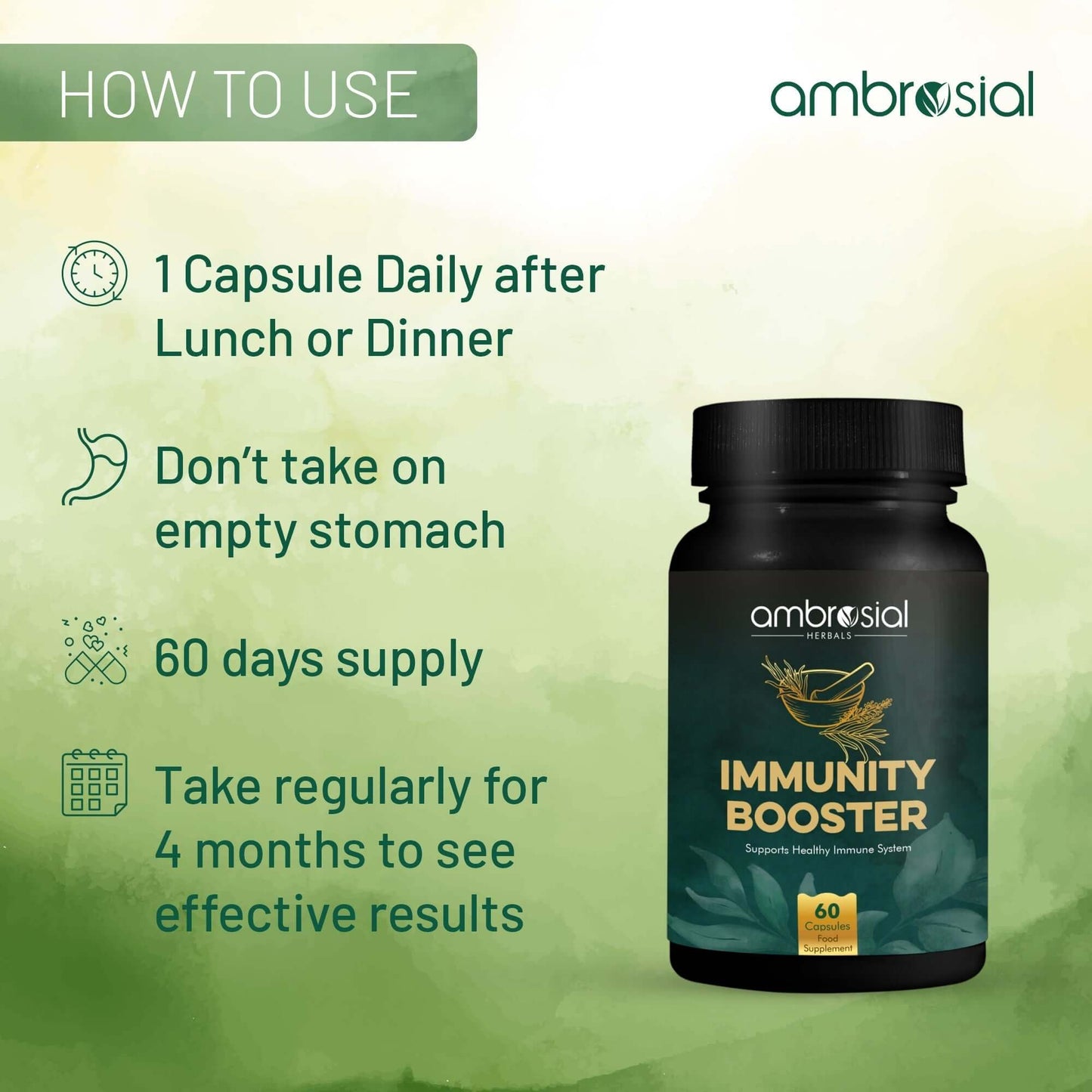 Ambrosial Immunity Booster – مقوي المناعة الطبيعي بالأعشاب