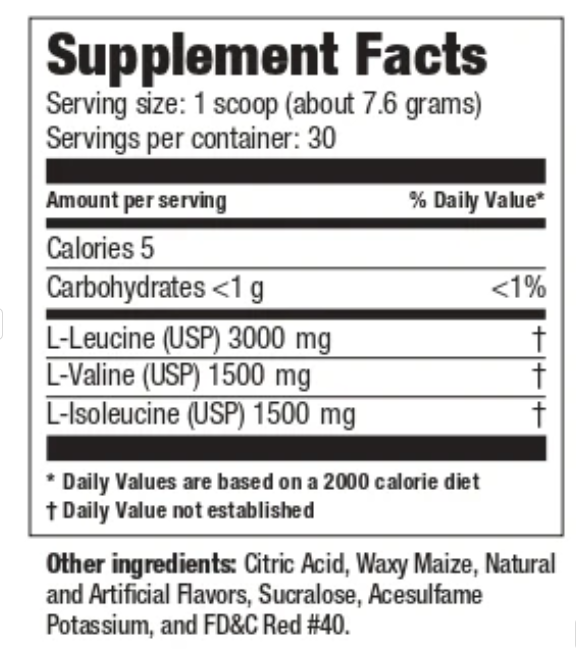 UN Flavored BCAA 228gm | التيميت نيترشن BCAA 12,000 بودر 30 حصه