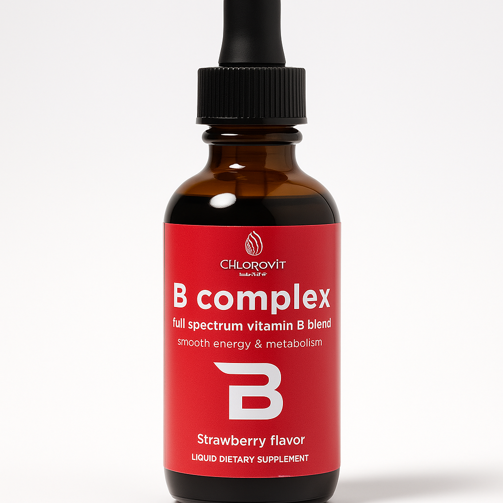 Chlorovit Liquid B-Complex: Metabolism & Energy Support – كلوروفيت ب-كومبلكس سائل: دعم الأيض والطاقة