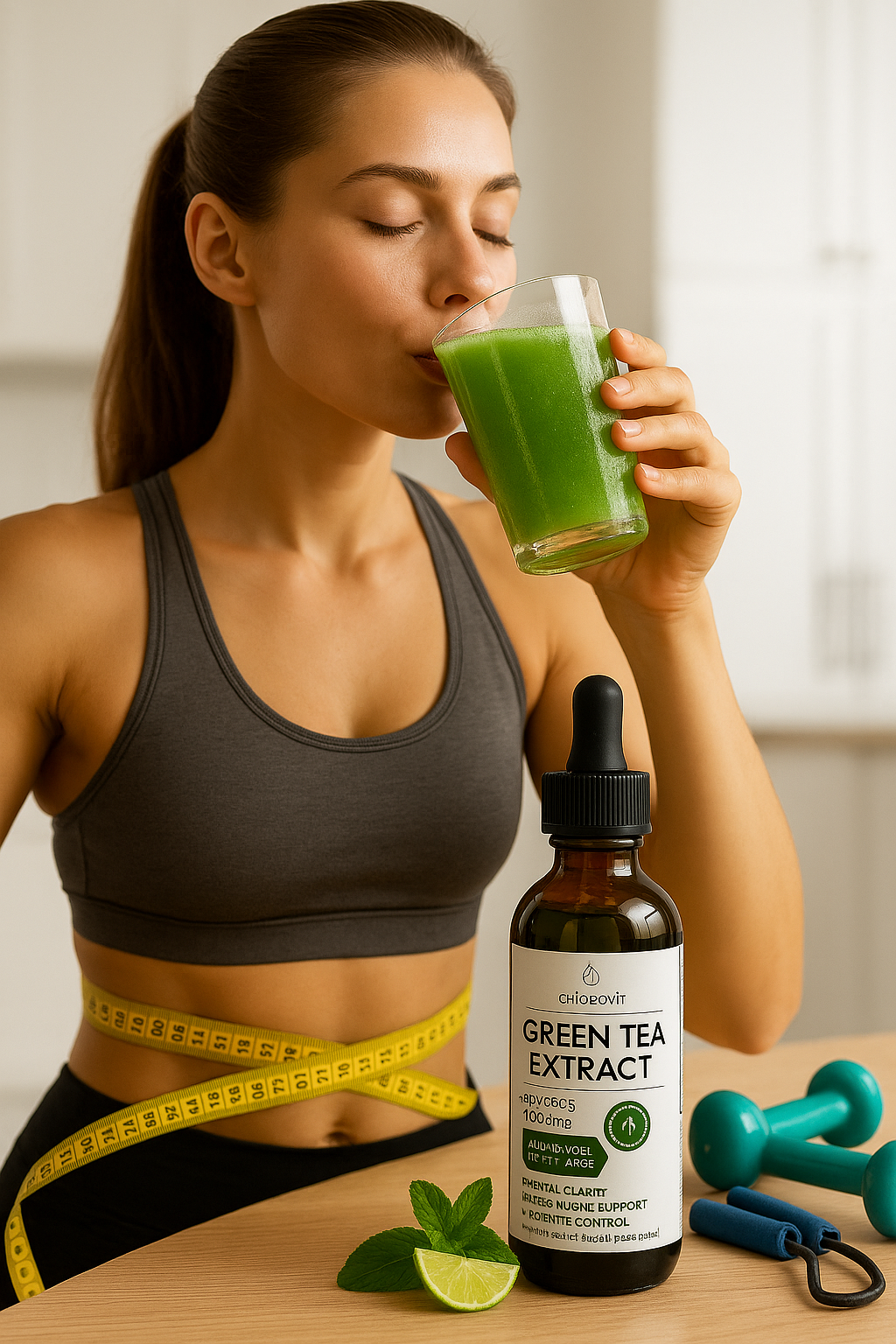 خلاصة الشاي الأخضر من Chlorovit (كلوروفيت): دعم مضادات الأكسدة واليقظة — Chlorovit Green Tea Extract: Antioxidant & Focus Support