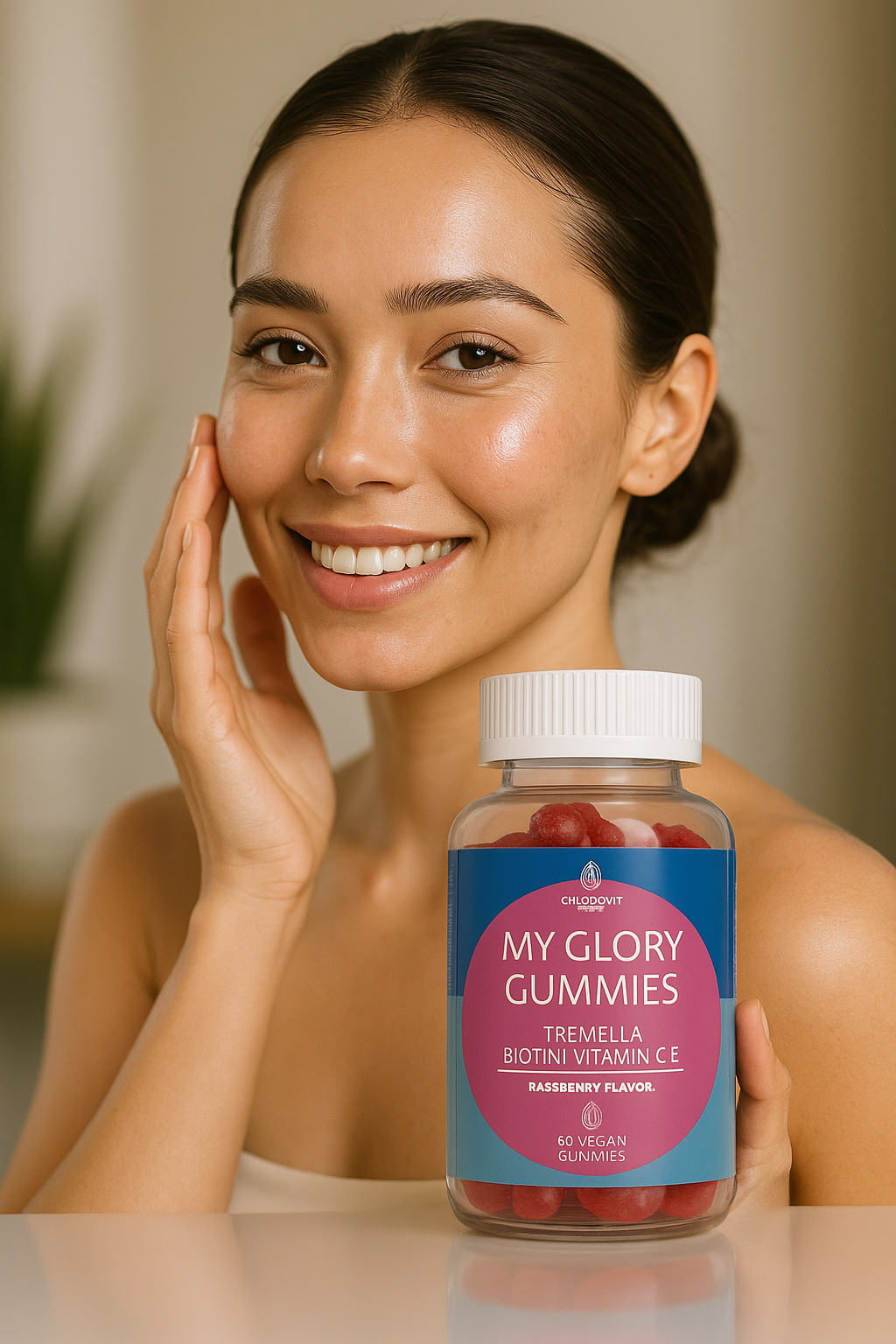 علكات ماي جلوري من Chlorovit (كلوروفيت): دعم الجمال والإشراقة — Chlorovit My Glory Gummies: Beauty Radiance Support