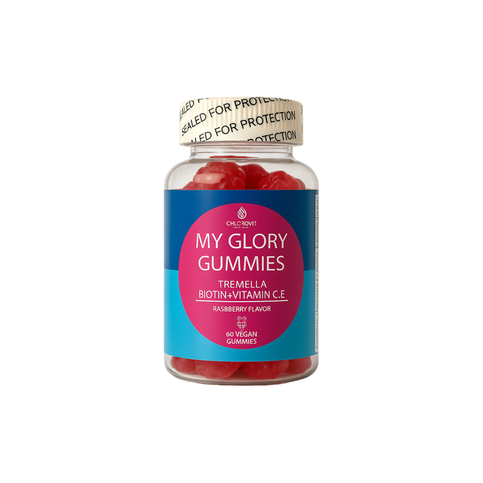علكات الجمال للشعر والبشرة (My Glory Gummies) – دعم الإشراقة والنضارة | 60 حبة