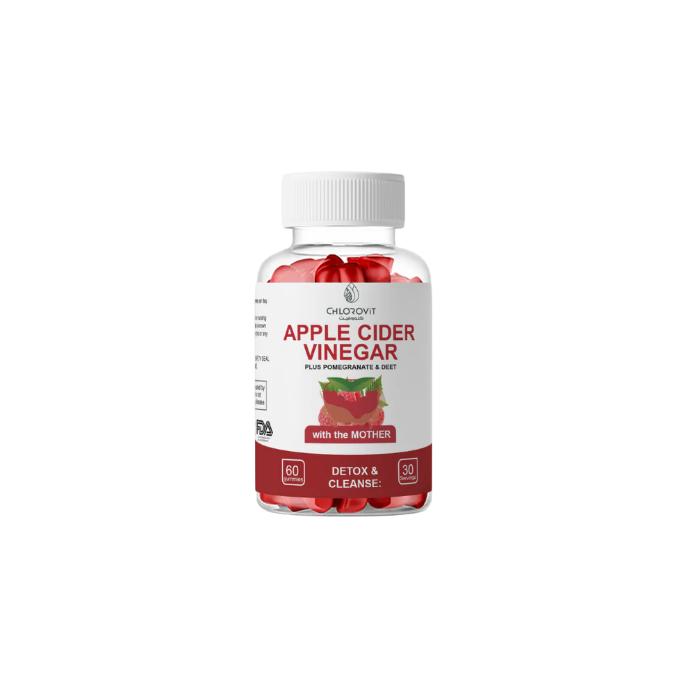 Apple Cider Vinegar Gummies – خل التفاح للتنحيف وتحسين الهضم | 60 حبة