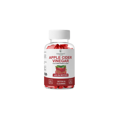 Apple Cider Vinegar Gummies – خل التفاح للتنحيف وتحسين الهضم | 60 حبة