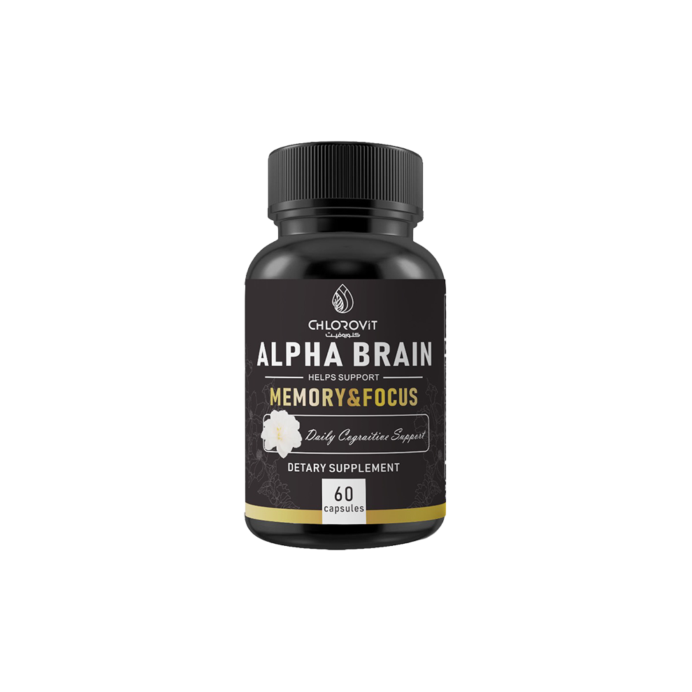 ألفا براين للتركيز والذاكرة (Alpha Brain) – دعم الأداء العقلي | 60 كبسولة