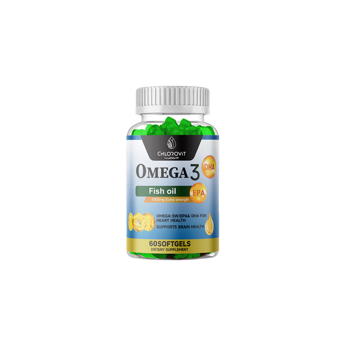 أوميغا 3 زيت السمك 1000 مجم (Omega-3 Fish Oil) – دعم القلب والدماغ | 60 كبسولة