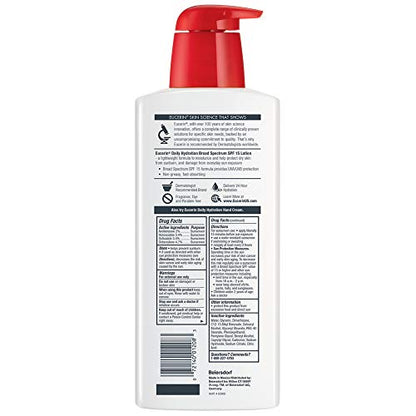 غسول الترطيب اليومي مع عامل حماية من أشعة الشمس واسع الطيف SPF 15