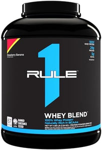 Rule 1 R1 Whey Blend - Strawberry Banana Flavor ||  بروتين متعدد الاستخدامات