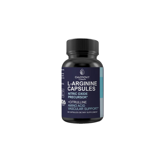 L-Arginine Capsules – دعم الدورة الدموية والأداء البدني | 60 كبسولة