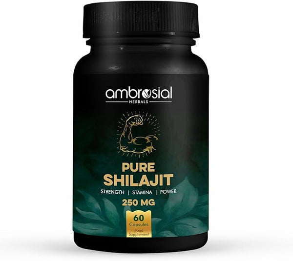 Ambrosial Pure Shilajit - كبسولات شيلاجيت