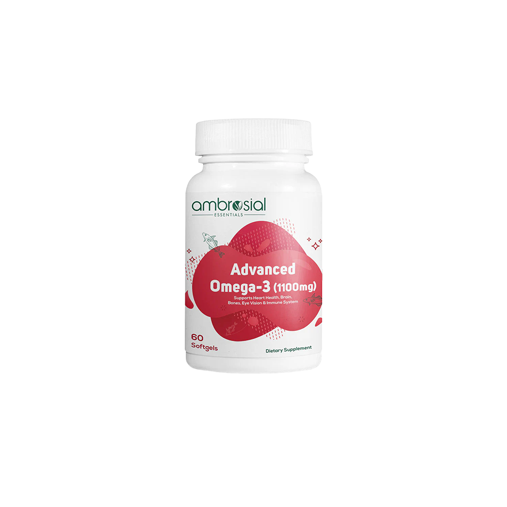 كبسولات أوميغا 3 للقلب والدماغ (Omega 3) – EPA 360 + DHA 240 | 60 كبسولة