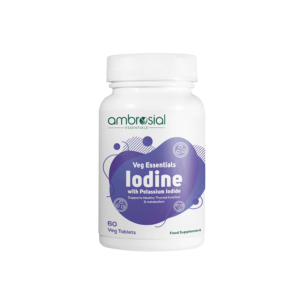 يود 5000 ميكروغرام لدعم الغدة الدرقية والطاقة | Ambrosial Iodine