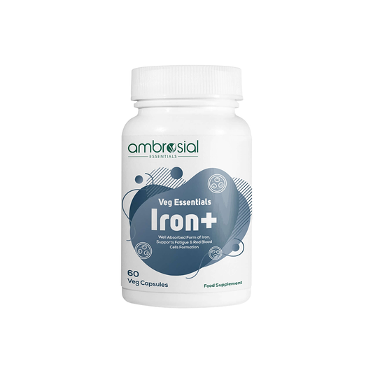 مكمل حديد 25 مجم لزيادة الطاقة وعلاج الأنيميا | Ambrosial Iron+