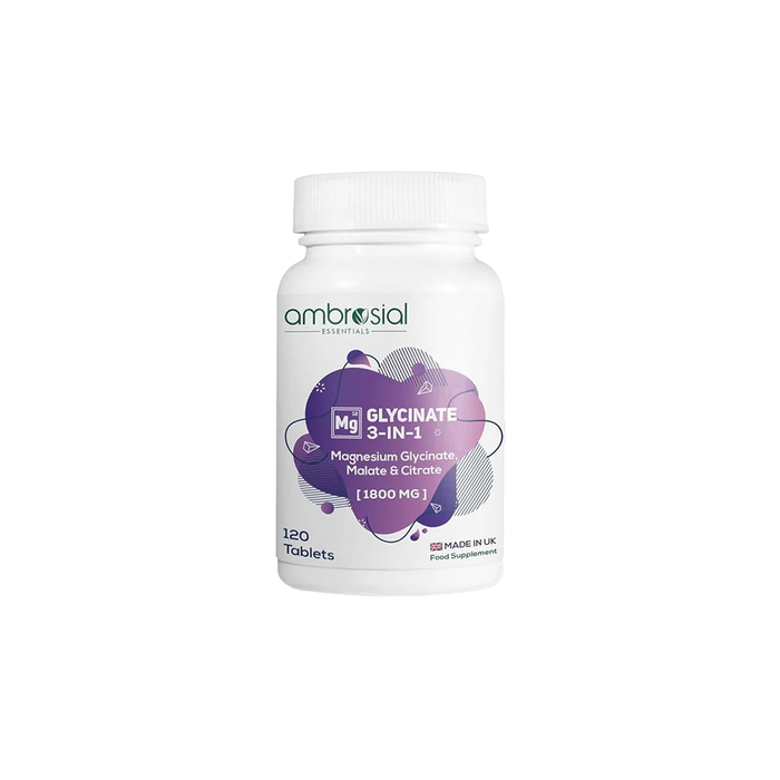 مغنيسيوم غليسينات 3 في 1 للطاقة والنوم والعضلات | Magnesium Glycinate 3 in 1