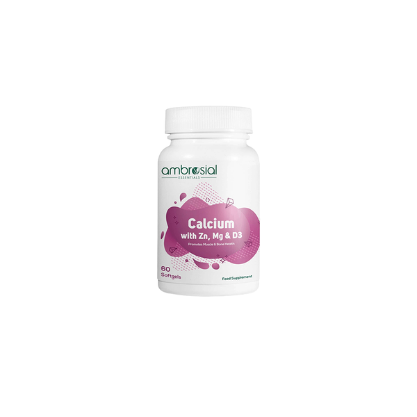 كالسيوم مع مغنيسيوم وزنك وفيتامين D3 لدعم العظام والمفاصل | Calcium + Magnesium + Zinc + Vitamin D3