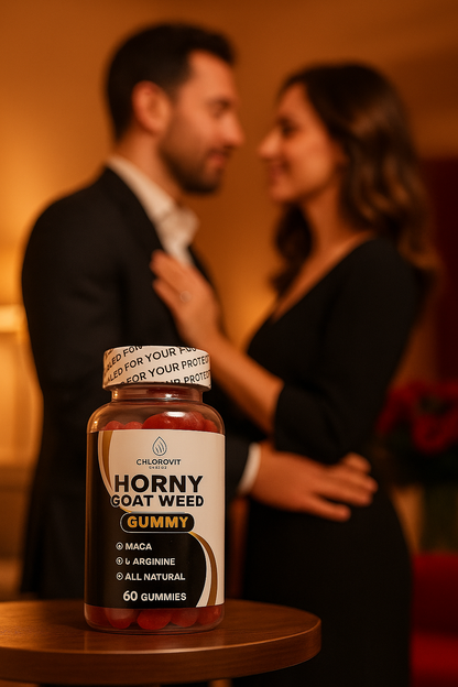 Chlorovit Horny Goat Weed Gummy علكات لدعم الحيوية والنشاط