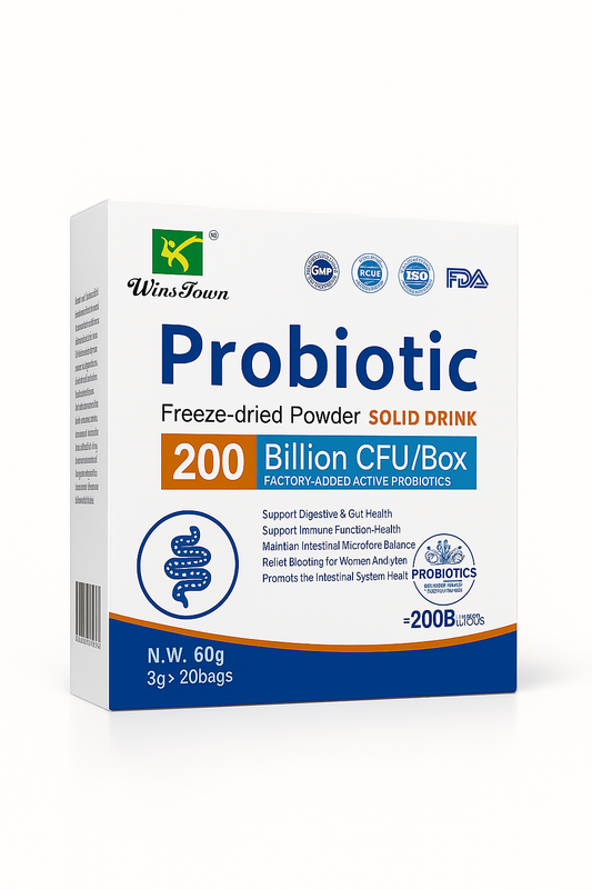 Wins Town Probiotic 200B – وينزتاون بودرة بروبيوتيك لدعم الهضم