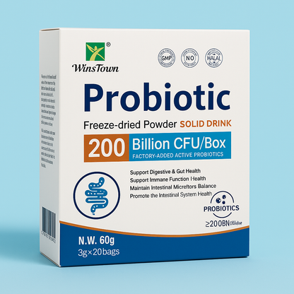 Wins Town Probiotic 200B – وينزتاون بودرة بروبيوتيك لدعم الهضم