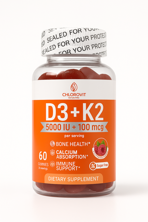 Chlorovit D3+K2 Gummies - كلوروفيت علكات D3+K2