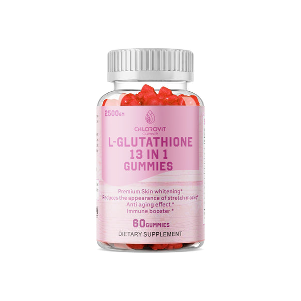 جلوتاثيون للبشرة (L-Glutathione Gummies 13 in 1) – إشراقة وتوحيد اللون | 60 حبة