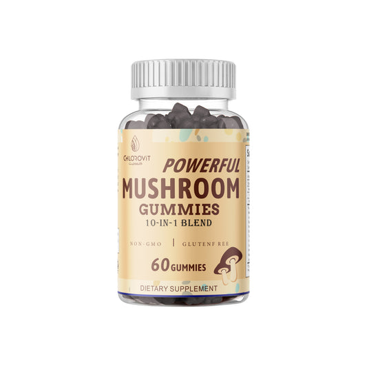 كلوروفيت Gummies فطر 10×1 – مزيج الفطر الفائق لدعم المناعة والطاقة | ChloroVit Powerful Mushroom Gummies – 10-in-1 Functional Blend
