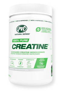 PVL 100% Pure Creatine Micronized Creatine Monohydrate 60 Servings
