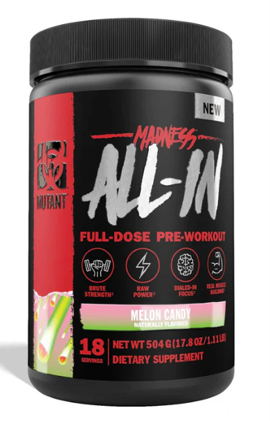 Mutant Madness All-In - Full-Dose Pre-Workout 18 Servings
