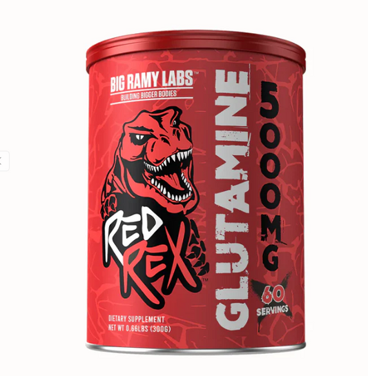 RedRex Glutamine Unflavored 300g | ريد ريكس جلوتامين 5000 ملغ بدون نكهه 60 نكهه