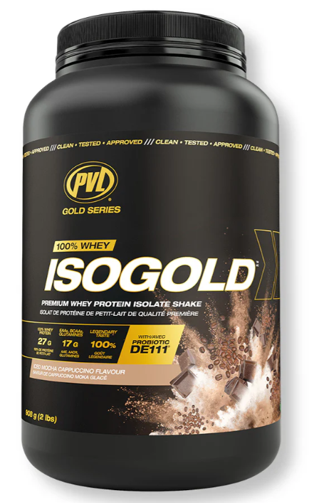 PVL Iso Gold - Premium Whey Protein Isolate 2lbs (908G)  || بروتين مصل اللبن المعزول