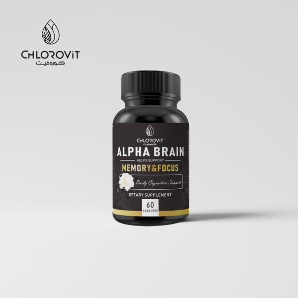 Alpha Brain: مكمل غذائي شامل لتعزيز الأداء الذهني وصحة الدماغ - 60 كبسولة