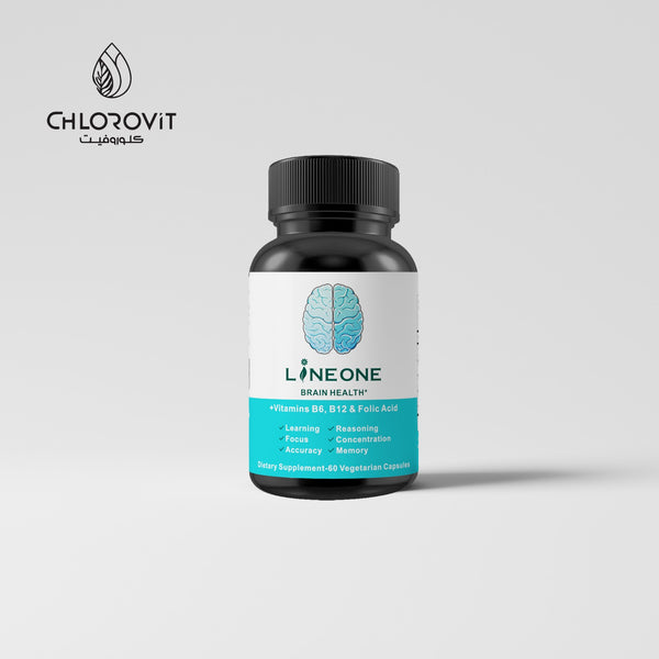 Brain Health - مكمل غذائي لدعم وظائف الدماغ وتحسين الذاكرة | 60 كبسولة | Brain Function & Memory Support Supplement - 60 Capsules